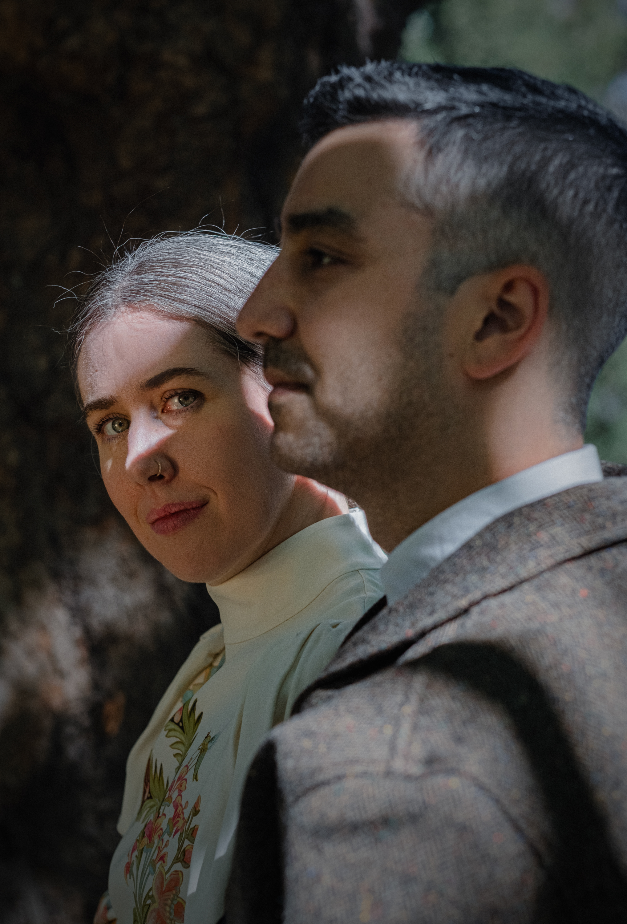 Mike and Bryher. Wedding Portrait.